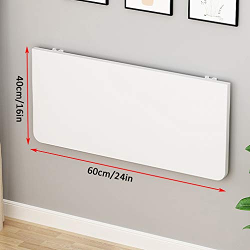 Table pliante murale bureau ordinateur gain de place petits espaces salon - 3