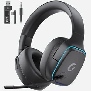 Gvyugke CT780 Kabelloses Gaming Headset Schwarz