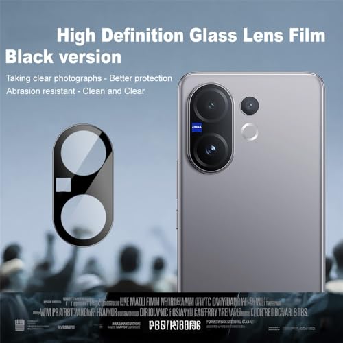 Image of FabeKee Camera Lens Protector Compatible With Vivo V60 5G 9H Tempered Glass, Anti-Scratch, HD Clear, Easy Installation, Ultra-Thin Camera Lens Protection