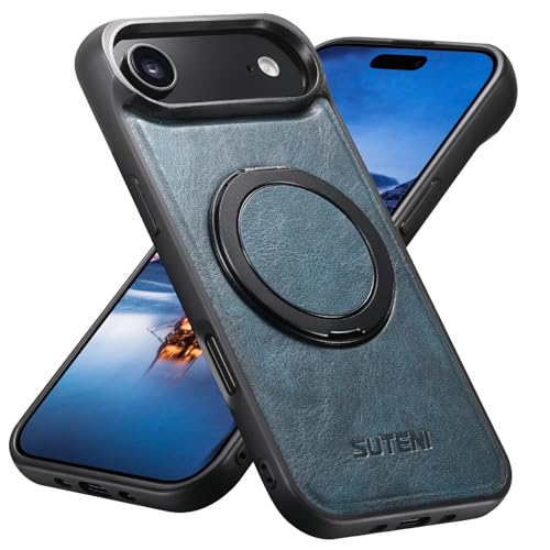 JCGOOD iPhone 17 P[X MagSafeΉ wʉB[Ot X^h@\ 360x]cpx h~ phone17 P[X CX[dΉ ԍڃz_[ ACtH17 Jo[~ U[ X}zP[Xy