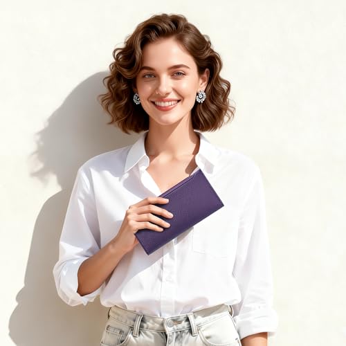 Image of Tipmile Slim Wallet for Women, RFID Blocking Credit Card Holder