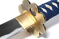 RoronoaZoro Katana One Piece - handgeschmiedet, Shusui Schwert, echt scharfes Samurai Schwert, handgeschmiedet aus Edelstahl mit Scheide 102 cm, Zoro-Cosplay – Ansicht 8