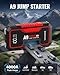 Jump Starter 4000A, VACASSO A9 Battery Jumper Starter Portable (7L Gas/4L Diesel), 12V Car Battery Booster Jump Starters Pack, Jumpstart with USB Ports, Jumper Cables, LED Light, Storage Case