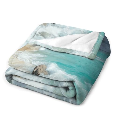 Couverture extra large en flanelle de microfibre pour lit et canapé - 4