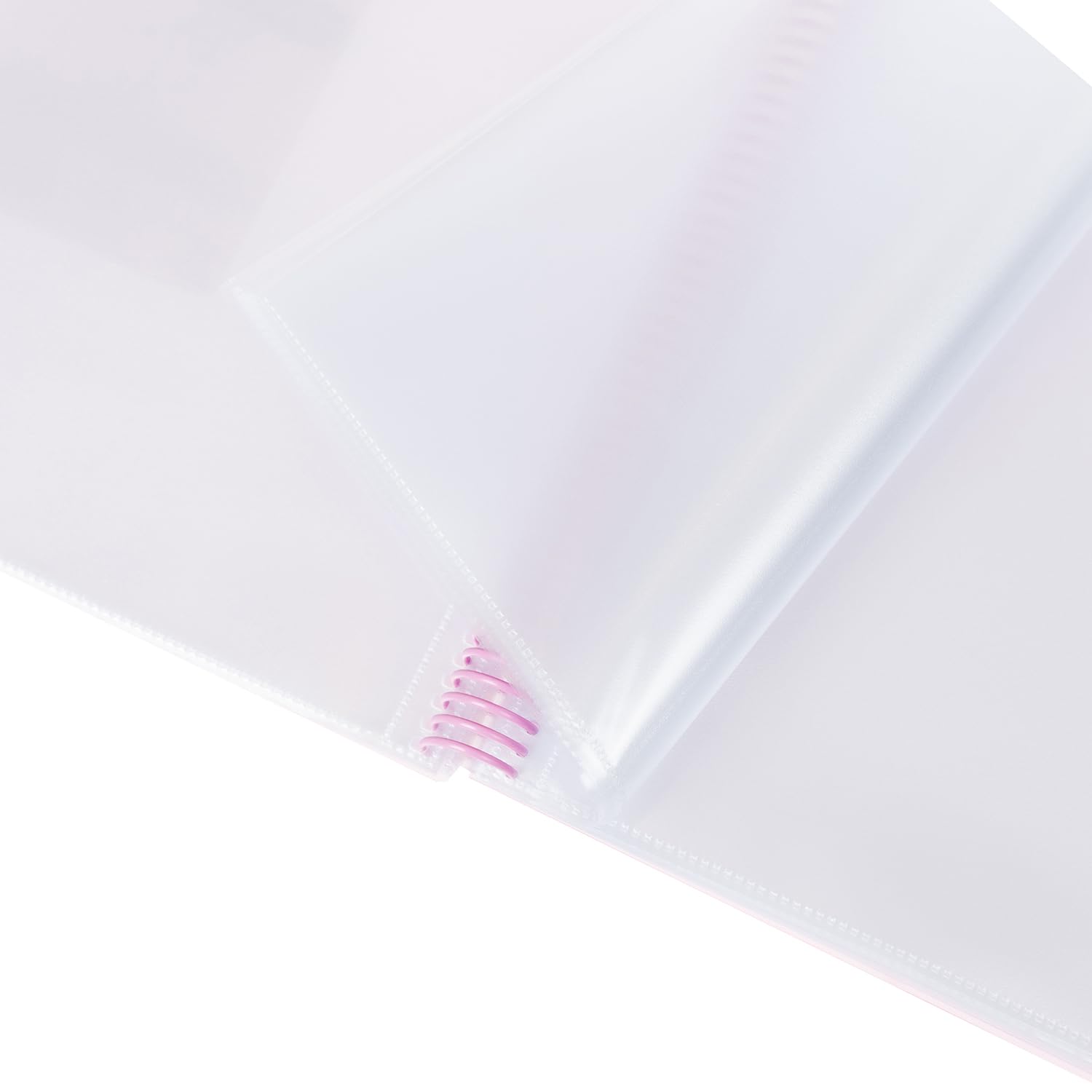 Grafoplas - Carpeta con Fundas Transparentes, A4, Rosa Claro, 50 Forros de Polipropileno Extra, Tapas de Plástico Flexible, Espiral PVC, Maxiplás Multiline, Perfecto como Material Escolar y Oficina