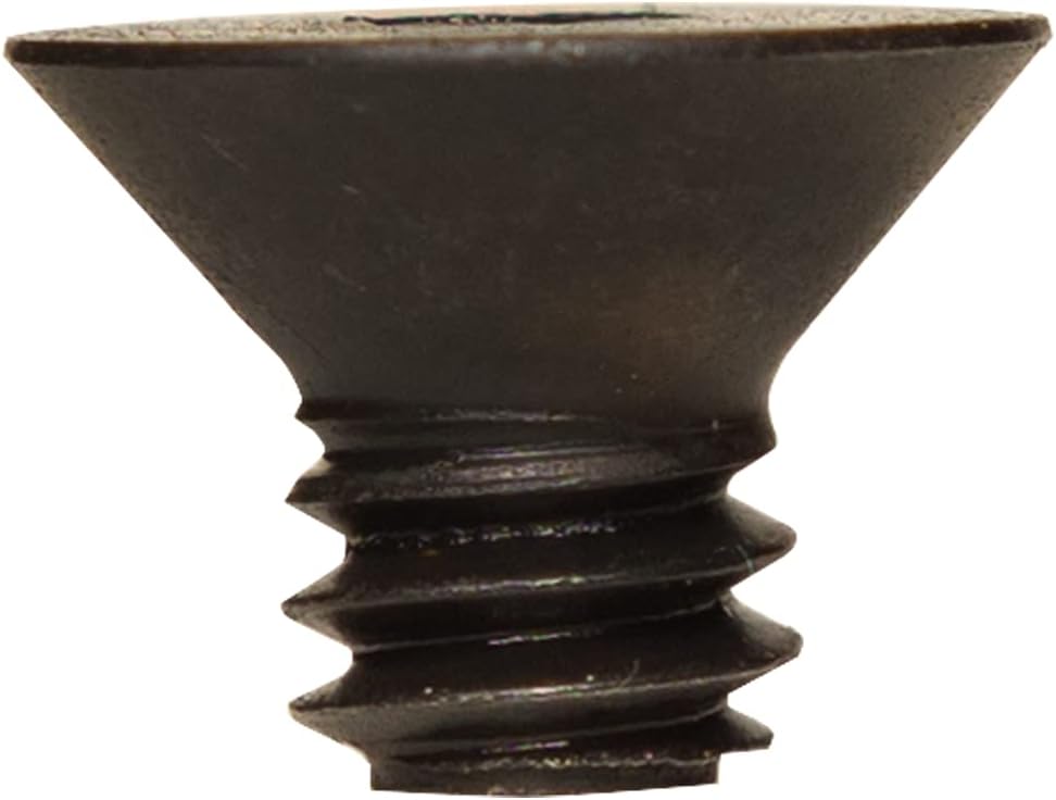 HOLO-KROME 60032#8-32 x 3/8" ASTM F835 Hex Drive Black Oxide Finish Alloy Steel Flat Socket Cap Screw - Made in The USA (Pack of 100)