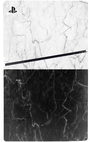 Skinit Decal Gaming Skin Compatible with PS5 Slim Digital Edition Console - Marble Split Design