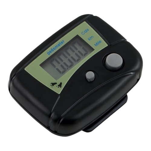 Schrittzähler – digitaler LCD-Kompakt-Bewegungsmonitor, Fitness-, Schrittzähler | Zeichnet Distanzschritte und Kalorien beim Gehen, Schwimmen, Indoor-Outdoor-Aktivitäten, Wandern, Reise