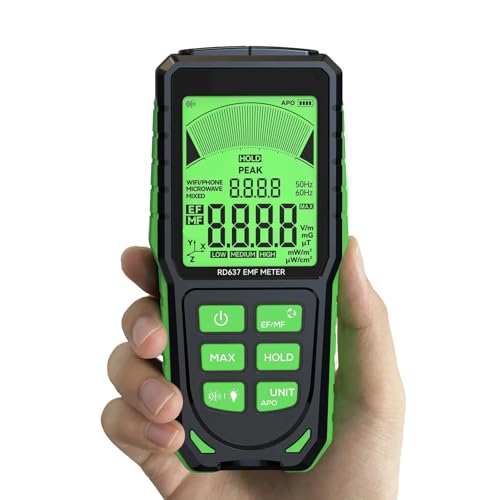 Detector EMF portátil RD637 profesional miniatura 1