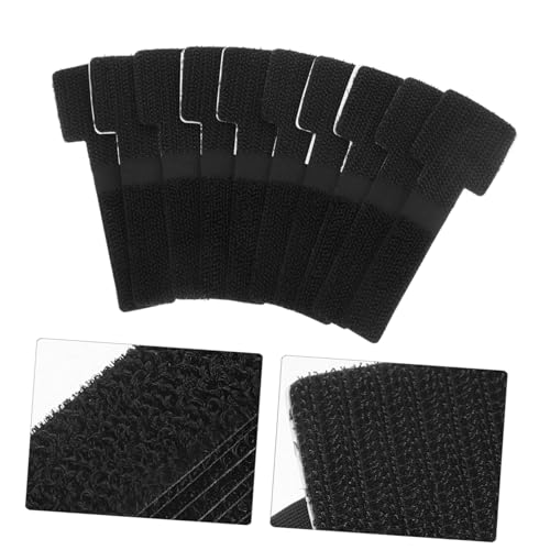 10 unidades de Organizadores Reutilizables para Cables con Adhesivo Fuerte para Gestión de Cables de Electrodomésticos y Carga, Correas Adhesivas para Escritorio y Organización de Cocina miniatura 7