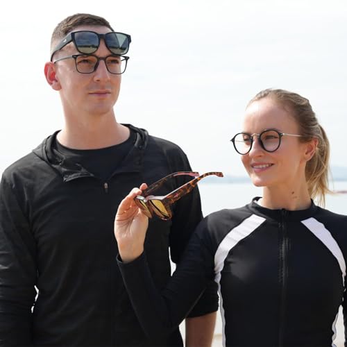Image of INFI Fit Over Glasses Sunglasses Polarized for Women Men Fishing Driving Outdoor Mirrored Lens UV Protection