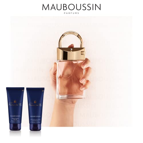 Mauboussin - Prestige 2022 Promise Me Set: Eau De Parfum 90 Ml, Precious Shower 100 Ml, Scented Milk 100 Ml & Toiletry Bag #TOP2