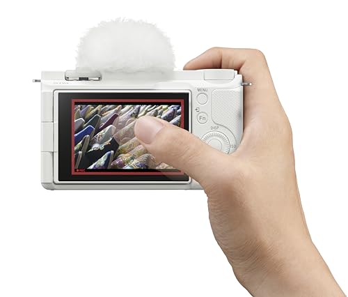 Image of Sony Alpha ZVE10 II - APS-C Interchangeable Lens Mirrorless Content Creators' Camera - White - with Lens