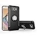 Case for Samsung SM-G611FF/DS Galaxy J7 Prime 2 Duos/Galaxy On7 Prime 2018 SM-G611L SM-G611K SM-G611S Case Cover + 360 Degree Rotating Ring Holder Kickstand Black