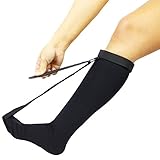 Plantar Fasciitis Sock by Vive - Night Sock for Achilles Tendonitis & Heel Pain Relief - Support Stretch Therapy (Large / X-Large)