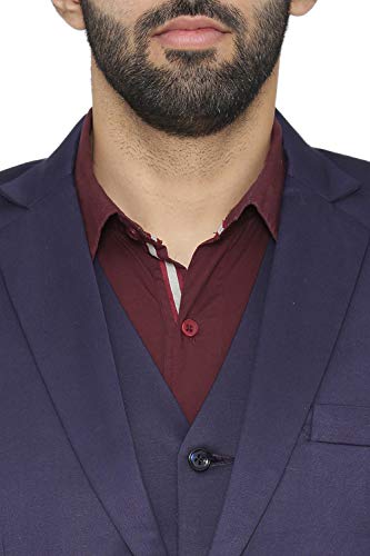 Image of WINTAGE Men's Polyester Cotton and Evening 3 Pc Suit