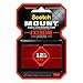 Scotch Brand 051141397252 Scotch Extremely Strong Mounting, 1 x 3-inches, Black, 8-Strips (414P-ST)