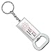 GRAPHICS & MORE Big Bang Theory Make Coitus Not War Keychain Rectangle Chrome Plated Metal Bottle Cap Opener