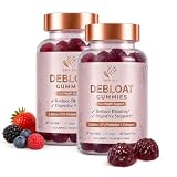 fiocko Probiotics for Women Gummies, Debloat Gummies with Prebiotic Fiber Supplement & Apple Cider...