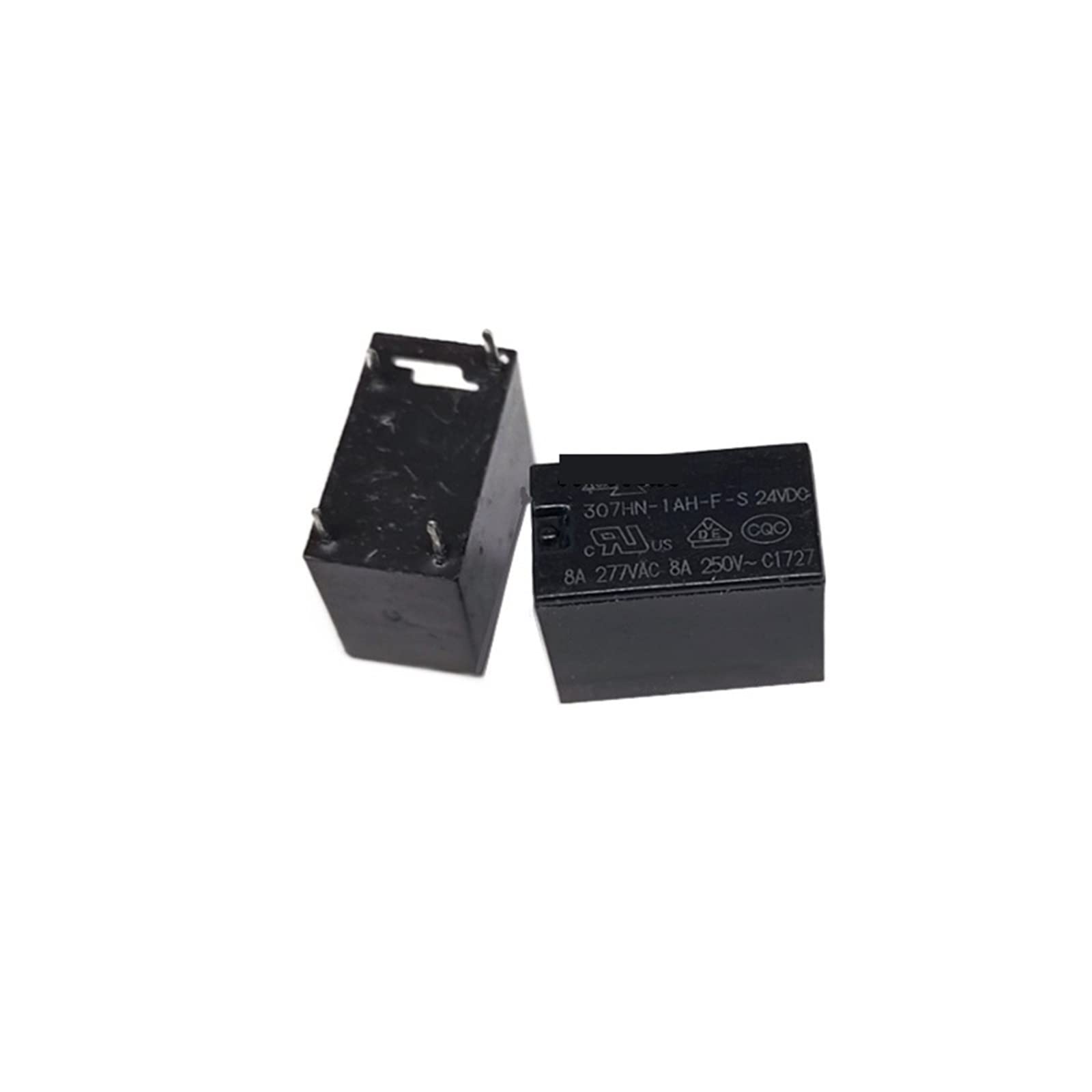GJZIFGFWQ 5PCS Relay 307HN-1AH-F-S 5VDC 12VDC 24VDC 307HN 1AH F S 8A 4PIN 5V 12V 24V(5V)