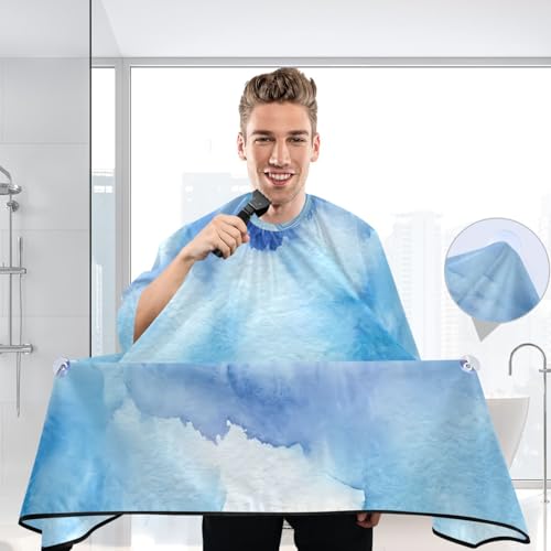 Capa de barbería impermeable para hombres Kigai Blue Haze miniatura 6