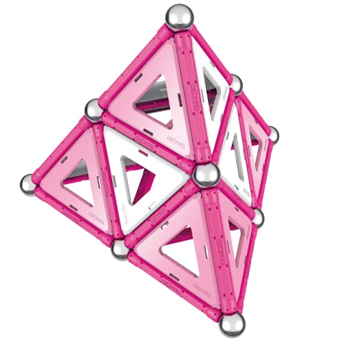 Geomag - Pink - 68-Piece Magnetic Building Set, Certified Stem Construction Toy, Safe For Ages 3 And Up #TOP4