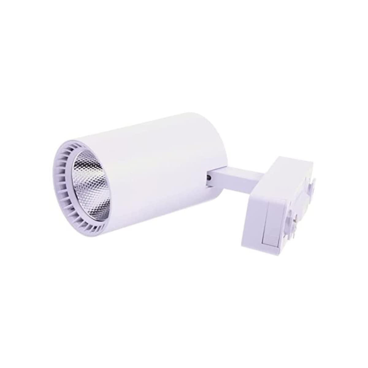 Jandei - Zestaw 2 szt. Reflektor sufitowy LED na szynę 30 W, zimna biel 6000 K, 2200 lumenów, 220 V 50-60 Hz jednofazowy, aluminium Garderoba, witryna sklepowa, sklep, biuro. Kolor czarny