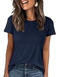 ANRABESS Women Short Sleeve Tops Summer Basic Tee Wrinkle-Free Trendy Cute T Shirts 2026 Spring Business...