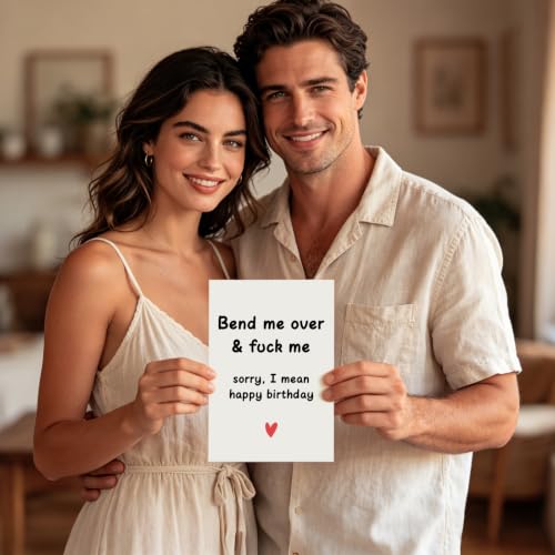 Birthday Gifts for Men Him, Funny Birthday Cards for Men Boyfriend Husband, Unique and Unusual Mens Gifts for Husband, Naughty Gag Couples Gift for Boyfriend, Greeting Cards — view 3