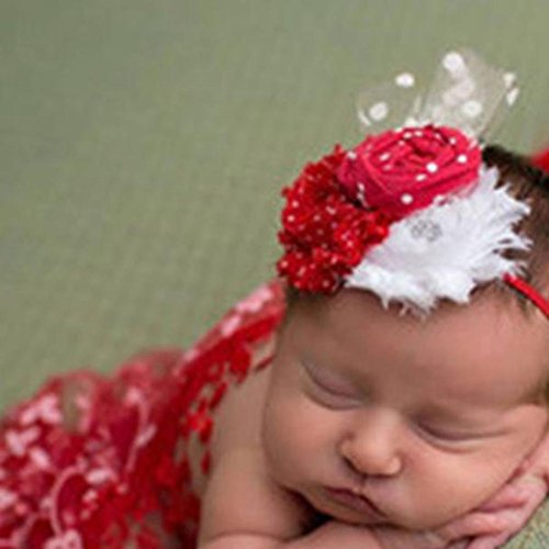 Anboo Newborn Maternity Props Baby Lace Scarf Photo Props Photography Quilt (Red) #TOP27