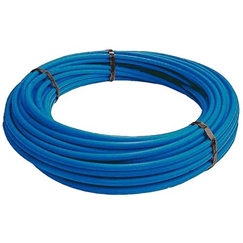 Tube nu bleu 10x12 de 100m pour installation de plomberie hydrocâblée