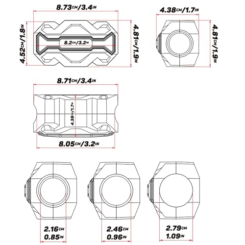 Motorschutzbügel Für Ducati Multistrada 950 1200 1260 S ST V2 V2S V4 Rally V4S Motorrad(T-Black5)