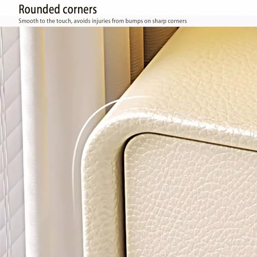 Table de chevet compacte et étroite dotée de tiroirs pour petits espaces - 7