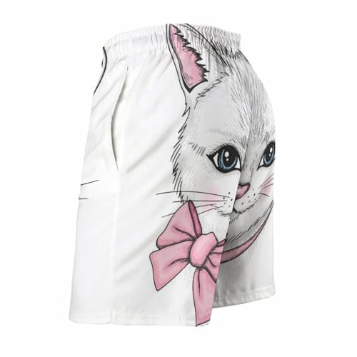 Short de bain homme chat résistant au chlore pour la piscine - 5