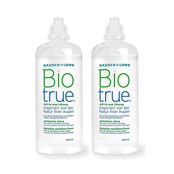 Bausch + Lomb Biotrue Kontaktlinsen-Pflegemittel Kombilösung weiche Kontaktlinsen, 2 x 300 ml – Bild 3