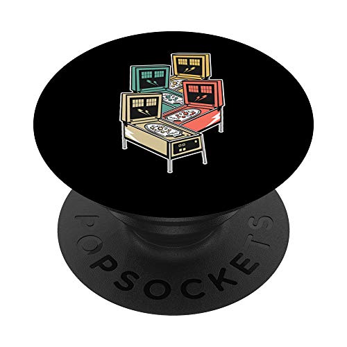 Chemise de pinball rétro classique vintage pour homme PopSockets PopGrip Interchangeable