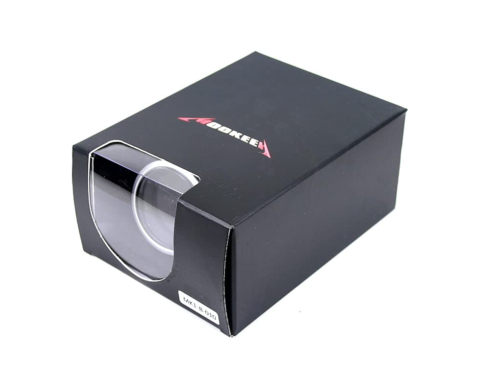 Super LED 100-300F Transmission Temperature Gauge - Selectable 7 Color - Electric - Sender - 3 Warning Sound - Programmable Max Warning Point Set