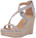 Splendid Women's Stormi Wedge Sandal, Light Grey, 9.5 M US