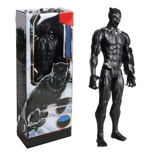 GUBOOM Figurine Black Panther Titan Hero Series, Figurine d'action Black Panther 30 CM Figurine Black Panther Jouet de Collection pour Cadeau d'anniversaire