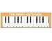 The Piano Keyboard - 36" x 11" - Classroom Poster