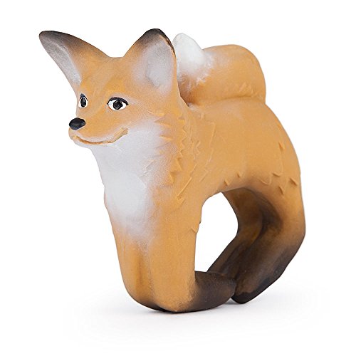Image of Oli & Carol Chewable Animal Bracelet Teether - Sensory Chew Bracelet for Babies and Toddlers | Chewy Bracelet Baby Toy | Fidget Bracelet | Sensory Chew Toys for Babies (Rob The Fox)