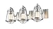 Z-Lite 444-3V-BN 3 Light Vanity, Brushed Nickel