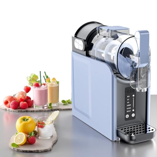 Macchina Per Granito Professionale Da 2 Litri,Senza Bisogno Di Ghiaccio,Macchina Per Gelato Soft Con 5 Programmi Preimpostati, Autopulente,Display LED,Per Ristorante,Casa,Snack Bar,Caffetteria