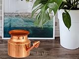 Helps in curing sinusitis ailments of the eyes, nose and throat. Lasts a lifetime Copper neti pot will keep your sinuses clear year after year. Moisturizing & Soothing Nasal Rinse for natural relief. SIZE (In Inches ) : Height - 3", Upper Diameter - ...