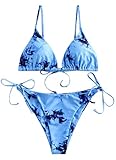 batik bikini uk 👙 【Bikinioberteil】 Verstellbare Spaghettiträger, gepolsterter BH.