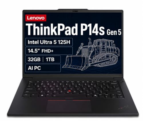 Image of Lenovo ThinkPad P14s Gen 5, 14.5 inch FHD+, Ultra 5 125H, 32GB DDR5, 1TB SSD