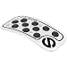 Sparco SPC0406BK Juego de 3 Pedales Racing Color Plata con Logo Negro...