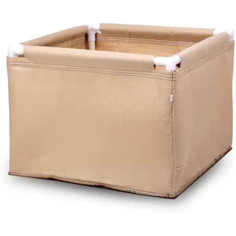 247Garden 2X2 Aeration Fabric Grow Bed/Raised Vegetable Flower Garden with PVC Frames (30-Gallon Tan) Cover