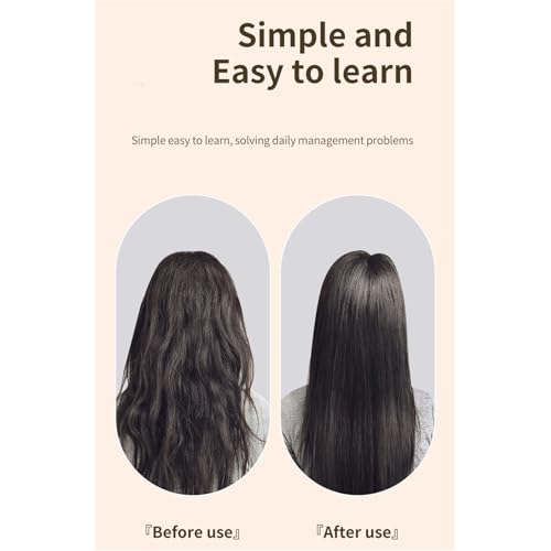 Cepillo alisador inalámbrico para cabello blanco miniatura 3