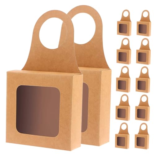 Mikinona Caja De 12 Piezas Caja de de Botella de Vino giftcrad Cajas Cajas de rrgalo Dama de Honor pequeño petacas de Alcohol Cajas de Vino Plegables Suministro de Vino Papel